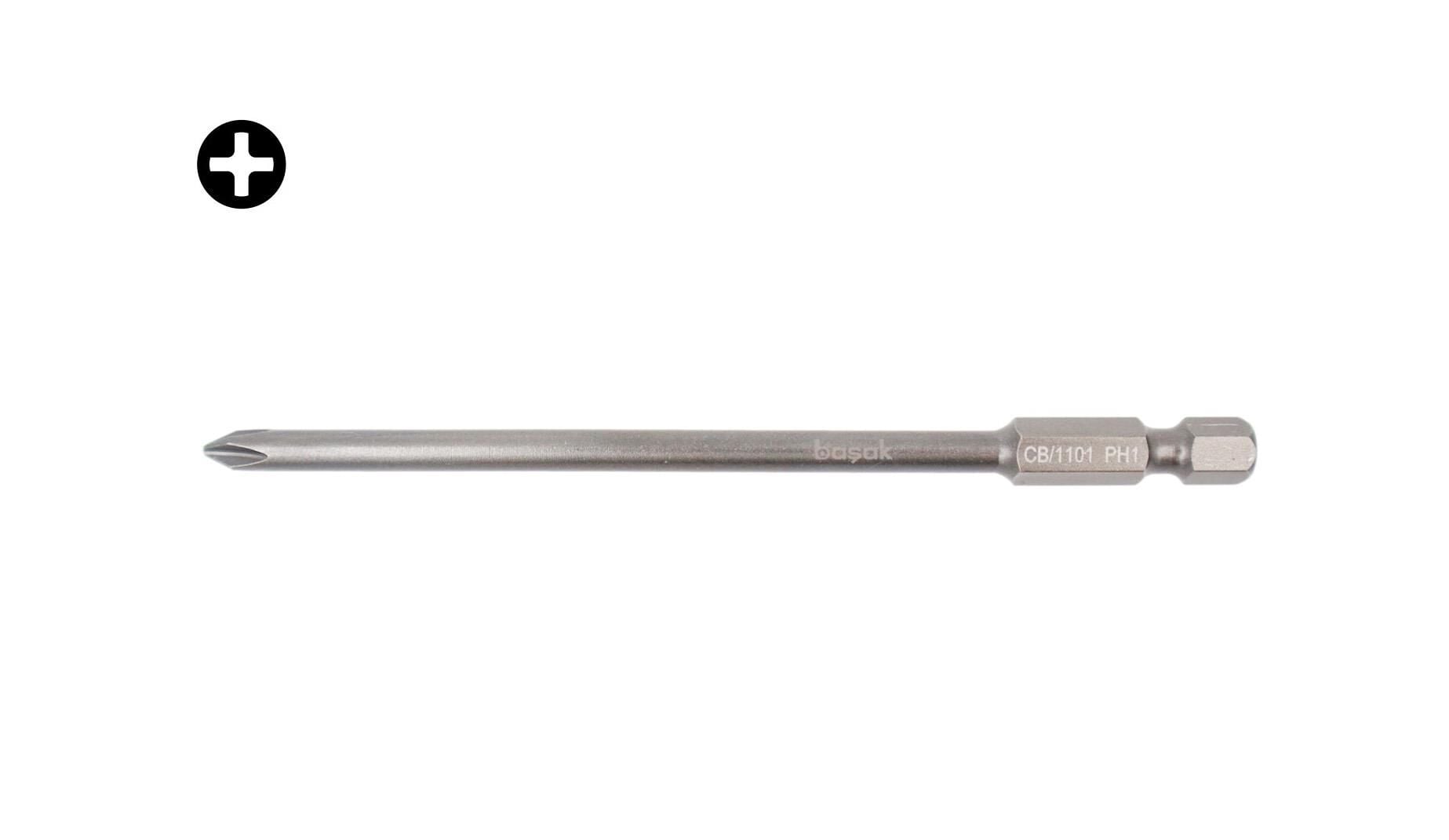 Ceta Form PH1 x 110 mm Ekstra Uzun Yıldız Bits Uç CB/1101