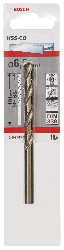 Bosch HSS-Co 6,5 mm 1'li Kobaltlı Matkap Ucu 2608585856