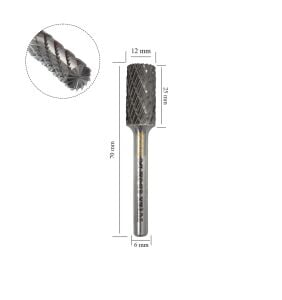 Tutex SB-5M 12 mm Silindirik Karbür (Sert Metal) Freze Ucu