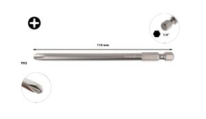 Ceta Form PH3 x 110 mm Ekstra Uzun Yıldız Bits Uç CB/1103