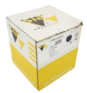Sia 1749 Siaral 115 mm 220 Kum Deliksiz Zımpara Kağıdı 100'lü
