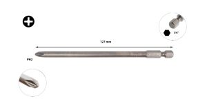 Ceta Form PH2 x 127 mm Ekstra Uzun Yıldız Bits Uç CB/1272