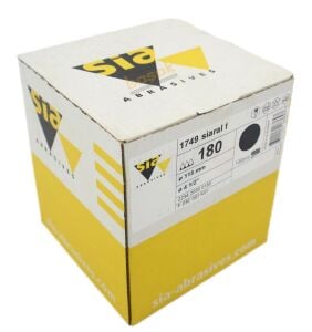 Sia 1749 Siaral 115 mm 180 Kum Deliksiz Zımpara Kağıdı 100'lü