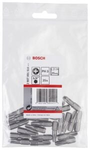 Bosch PH3 25 mm 25'li Yıldız Bits Uç ExtraHard 2607001516