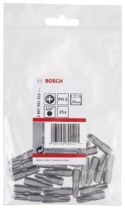 Bosch PH3 25 mm 25'li Yıldız Bits Uç ExtraHard 2607001516