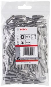 Bosch Extra Hard PH2 25 mm Yıldız Vidalama Ucu 100'lü 2607001514
