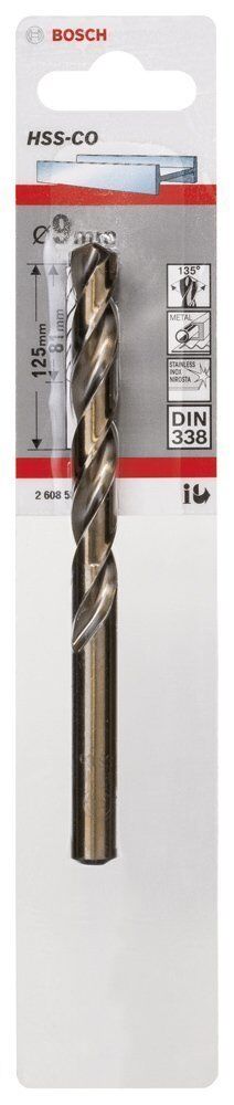 Bosch HSS-Co 9 mm 1'li Kobaltlı Matkap Ucu 2608585862