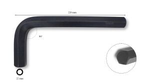 Ceta Form 22 mm L Kısa Allen (Alyan) Anahtar L/22