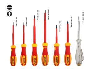 Ceta Form 7 Parça 1000 volt VDE İzoleli Tornavida Takımı G99-701