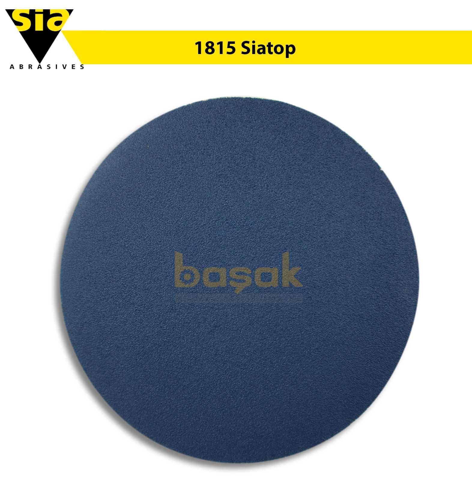 Sia 1815 Siatop 115 mm 100 Kum Deliksiz Zımpara Kağıdı 50'li