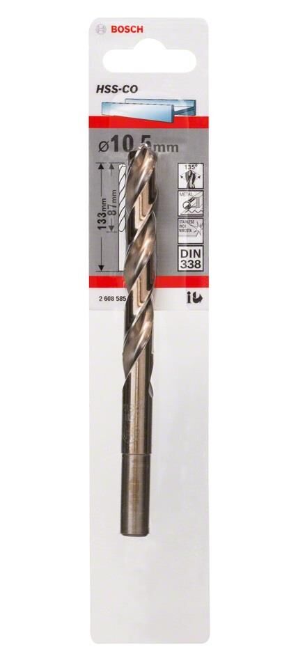 Bosch HSS-Co 10,5 mm 1'li Kobaltlı Matkap Ucu 2608585866