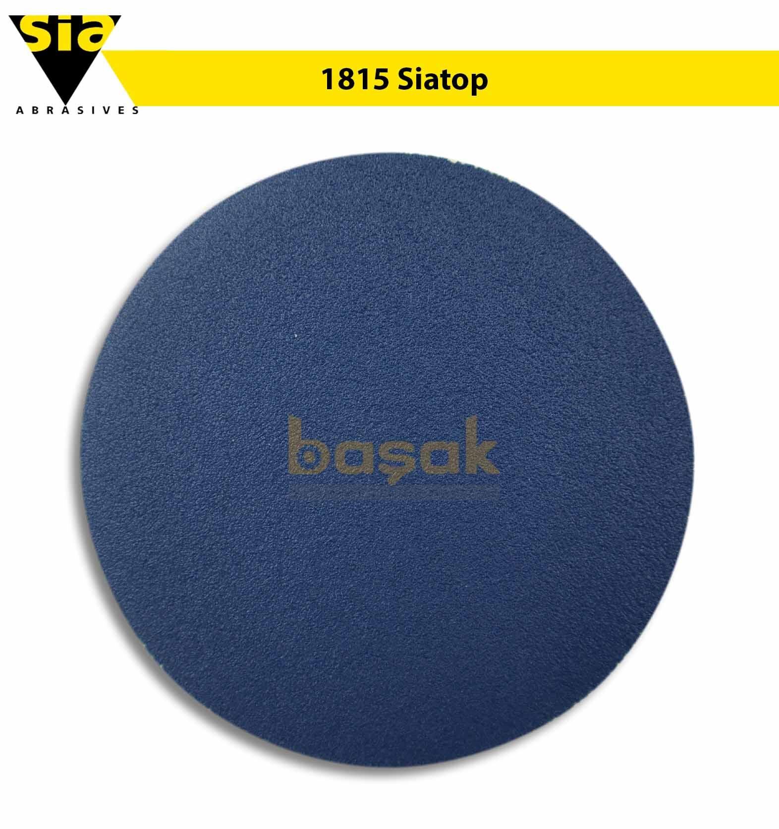 Sia 1815 Siatop 115 mm 80 Kum Deliksiz Zımpara Kağıdı 50'li