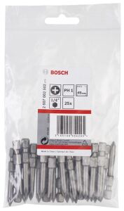 Bosch PH1 49 mm 25'li Bits Uç ExtraHard 2607002502
