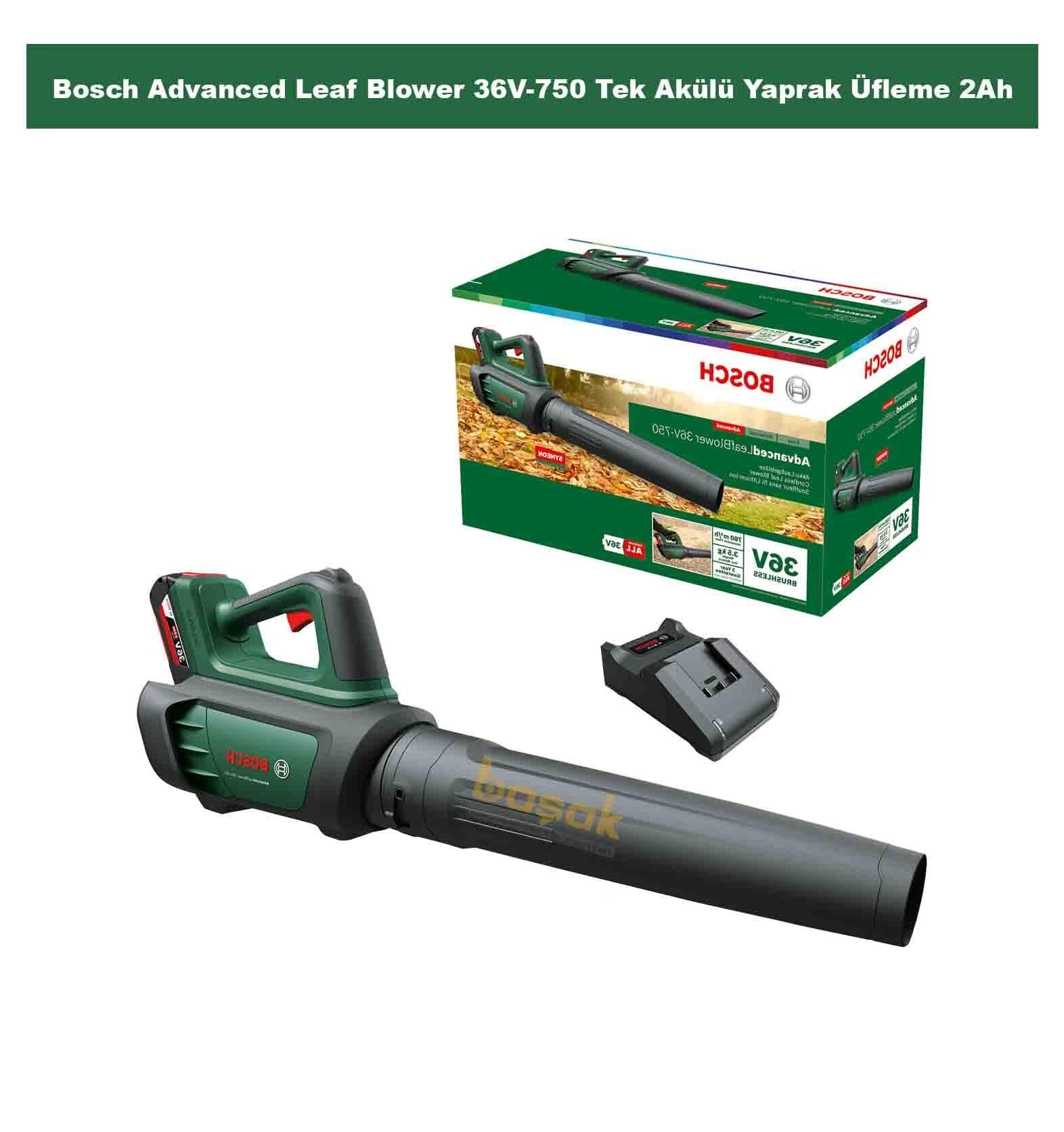 Bosch Advanced LeafBlower 36V-750 1x2 Ah Akülü Yaprak Üfleme 06008C6000