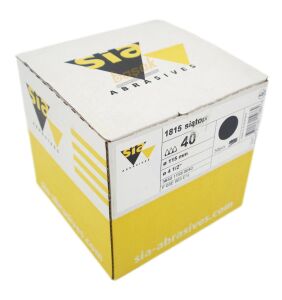 Sia 1815 Siatop 115 mm 40 Kum Deliksiz Zımpara Kağıdı 50'li