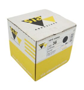 Sia 1815 Siatop 115 mm 36 Kum Deliksiz Zımpara Kağıdı 50'li