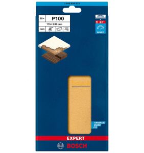 Bosch Expert C470 115 x 230 mm 10'lu 100 Kum Zımpara Kağıdı 2608900875