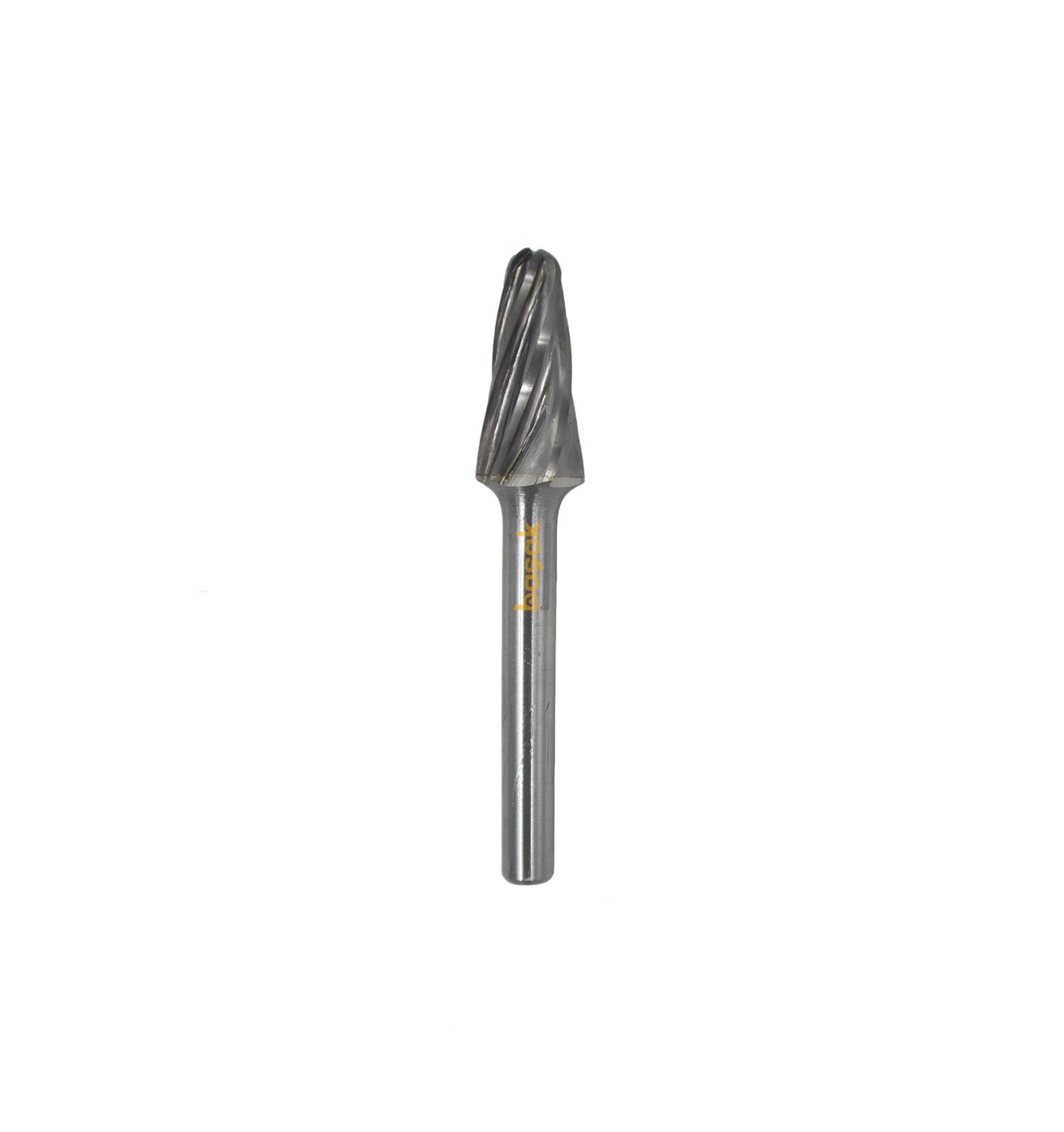 Tutex SL-3M AL 10 mm Konik Oval Karbür Freze Ucu Alüminyum