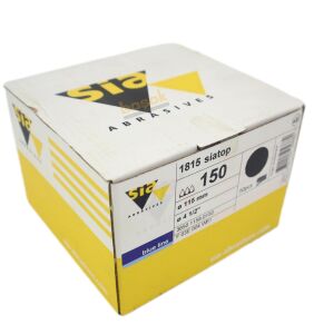 Sia 1815 Siatop 115 mm 150 Kum Deliksiz Zımpara Kağıdı 50'li