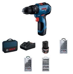 Bosch GSB 12V-30 Akülü Vidalama+39 Parça Aksesuarlı 06019G9101