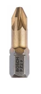 Bosch PZ2 25 mm 3'lü Yıldız Vidalama Ucu MaxGrip 2607001593
