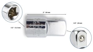 Ceta Form Yükseltici Lokma Adaptörü Dişi 1/2” Erkek 3/4” C21-92