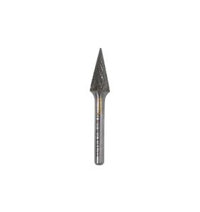 Tutex SM-4M 10 mm Konik Sivri Karbür (Sert Metal) Freze Ucu