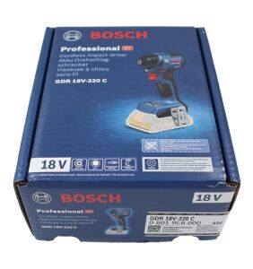 Bosch GDR 18V-220 C Darbeli Vidalama (Akü ve Şarj Yoktur) 06019L6000