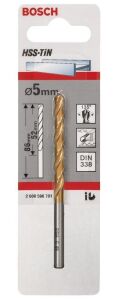 Bosch HSS-TiN 5 mm Titanyum Metal Matkap Ucu 2608596701