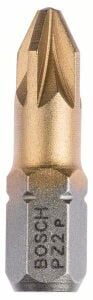Bosch PZ2 25 mm 10'lu Yıldız Vidalama Ucu MaxGrip 2607001594