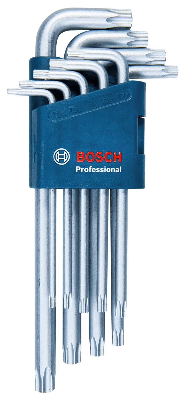 Bosch Profesyonel T10 - T50 Delikli Torx Alyan Takımı 9 Parça 1600A01TH4