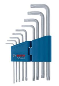 Bosch Profesyonel T10 - T50 Delikli Torx Alyan Takımı 9 Parça 1600A01TH4