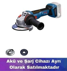 Bosch GWS 18V-11 S 125 mm Akülü Taşlama (Akü ve Şarj Yoktur) 06019N4000