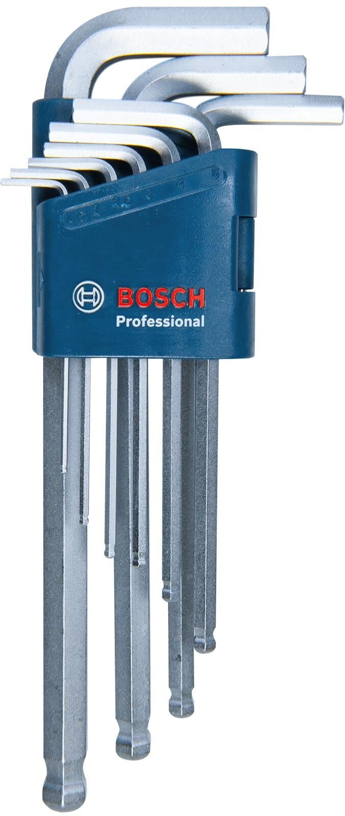 Bosch Profesyonel 1,5 - 10mm Topbaşlı Uzun Alyan Takımı 1600A01TH5