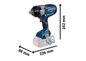 Bosch GDS 18V-1600 HC 3/4 Akülü Darbeli Somun Sıkma (Solo) 06019M1000