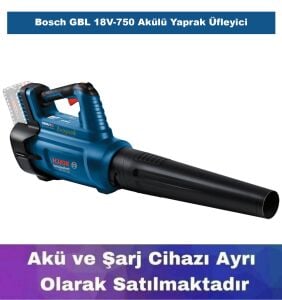 Bosch GBL 18V-750 Akülü Yaprak Üfleyici (Akü ve Şarj Yoktur) 06008D2000
