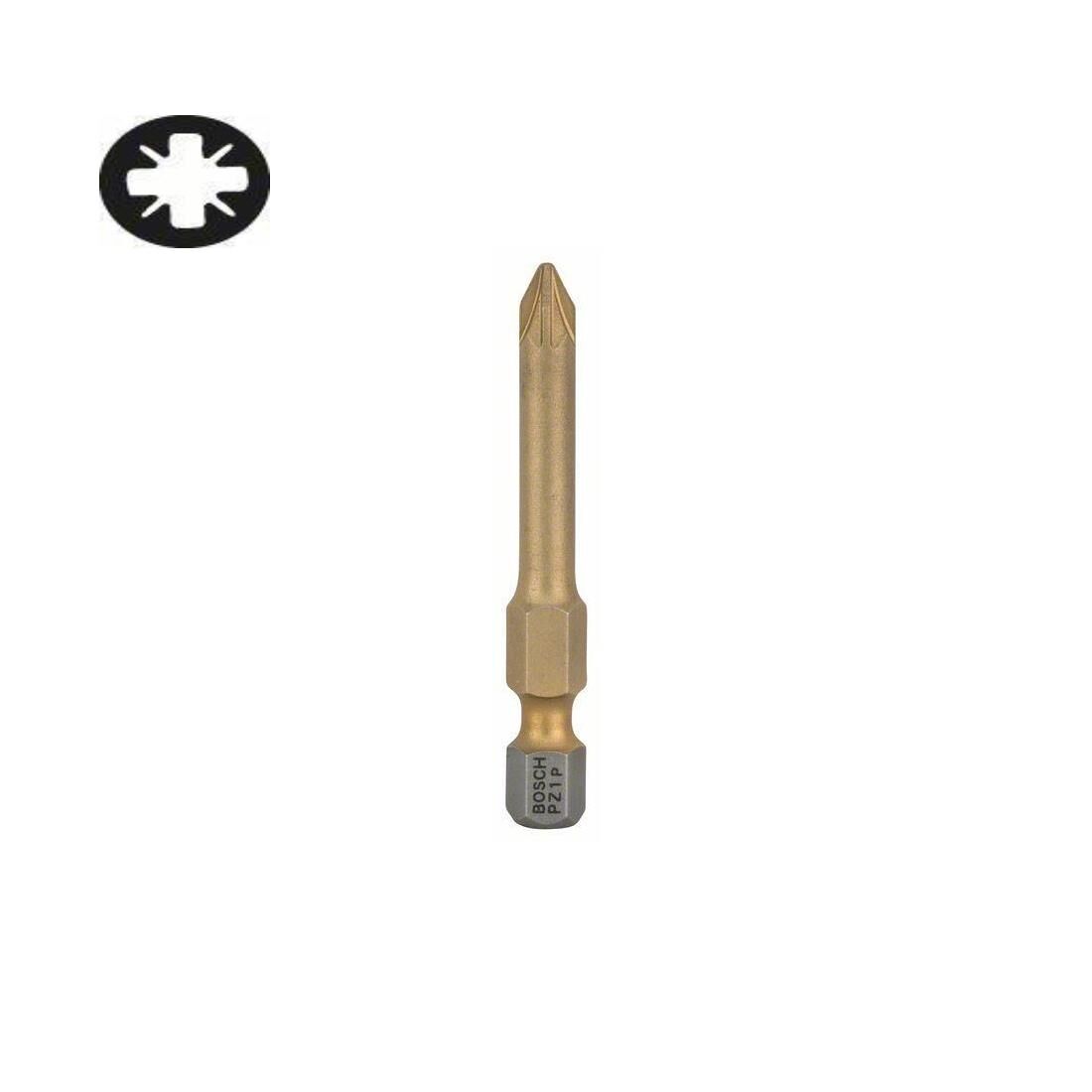 Bosch PZ1 49 mm 3'lü Yıldız Vidalama Ucu MaxGrip 2607001598