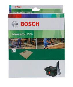 Bosch Toz Torbası AdvancedVac 18V-8 için 5’li paket 2609256F68