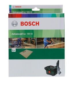 Bosch Toz Torbası AdvancedVac 18V-8 için 5’li paket 2609256F68