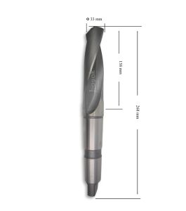 MTE 33 mm Hardox Matkap Ucu Mors Konik Saplı