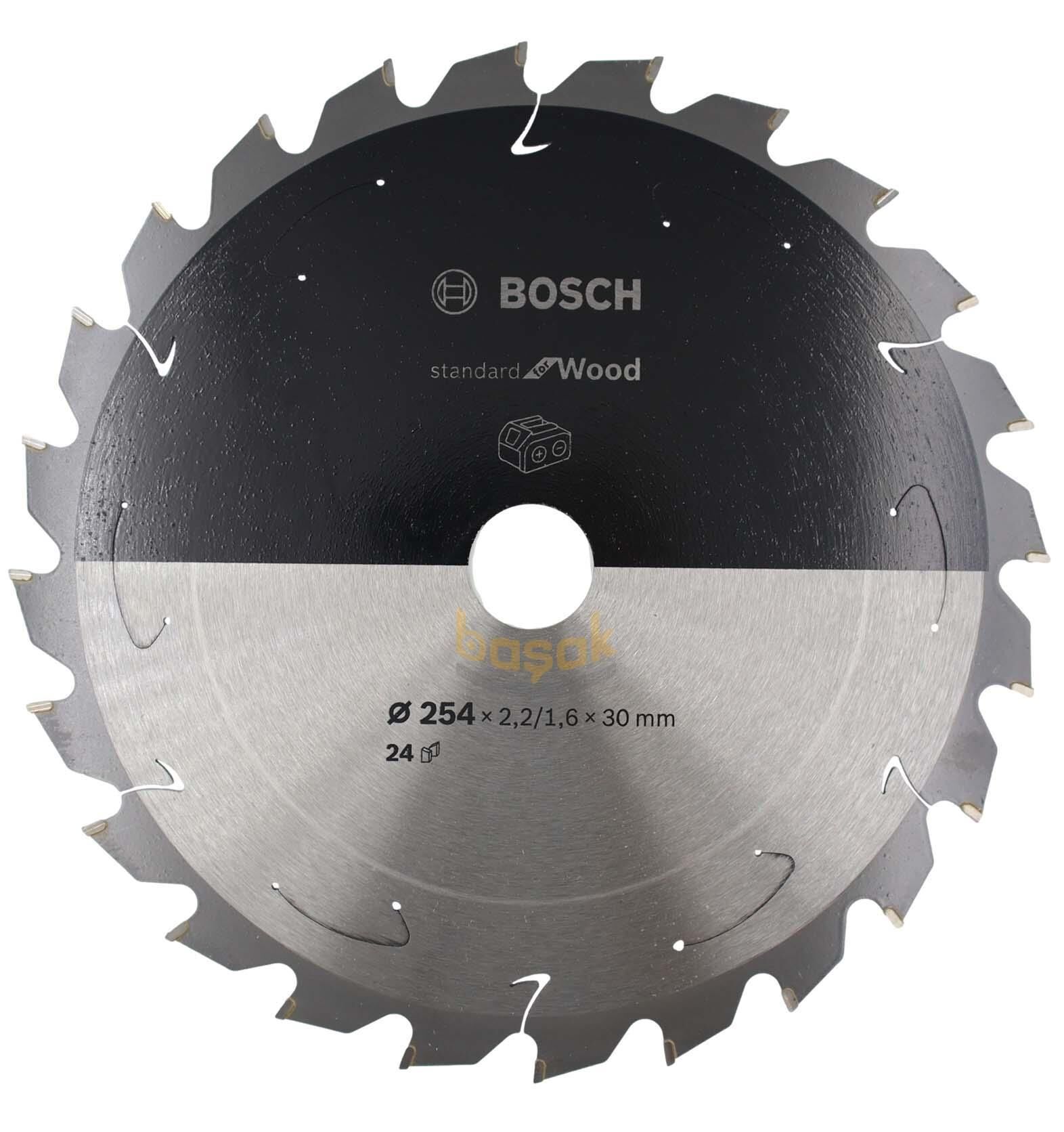 Bosch Pro 254x30 mm 24 Diş Akülü Ahşap Daire Testere 2608842237