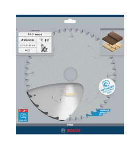 Bosch Pro 254x30 mm 24 Diş Akülü Ahşap Daire Testere 2608842237