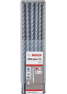 Bosch 8 x 215 mm 30'lu SDS Plus-7X 4 Elmaslı Özel Seri Matkap Ucu 2608576195