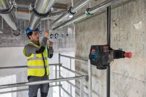 Bosch GCL 12V-50-22 CG Nokta + Artı Çizgi Lazer Hizalama Cihazı 0601066S00