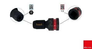 1/2'' Bits Tutucu Darbeli Lokma H 1/4''  Ceta Form