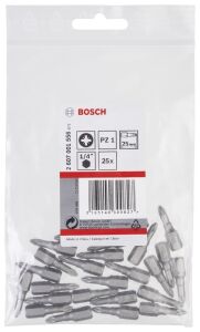 Bosch PZ1 25 mm 25'li Yıldız Bits Uç ExtraHard 2607001556