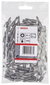 Bosch PZ1 25 mm 100'lü Yıldız Bits Uç ExtraHard 2607001557