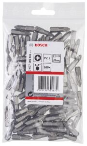 Bosch Extra Hard PZ2 25 mm Yıldız Vidalama Ucu 100'lü 2607001561