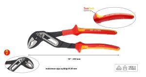 Ceta Form 250mm 1000 volt VDE İzoleli Papağan Pense G25-58-0250