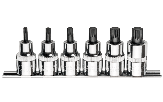 Ceta Form C28S-RX6 6 Parça 1/2” XZN Uçlu Lokma Takımı - Kısa Tip